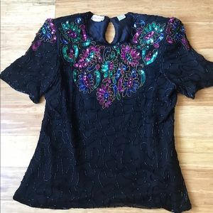 VTG sequins top